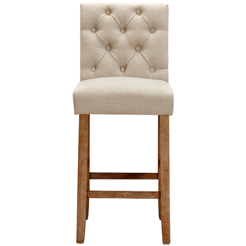 65cm Windsor Provincial Linen Barstools Set of 2